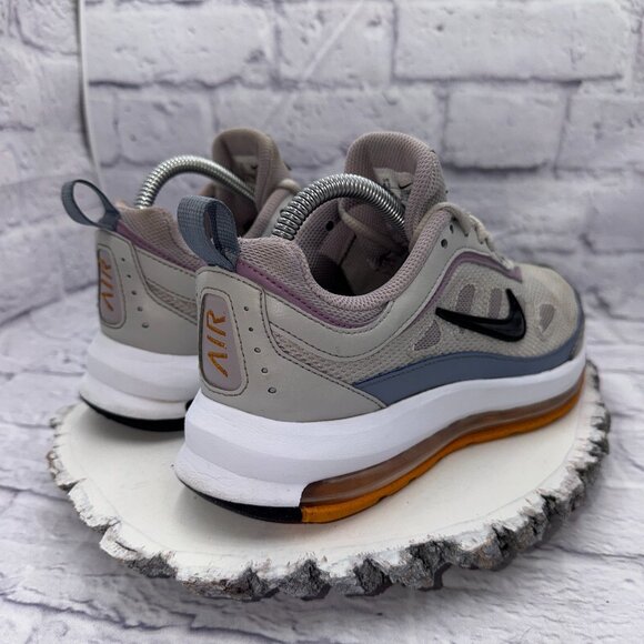 Nike Air Max AP Womens Size 8.5 Gray Blue Gold Athletic Running Shoes Sneakers - Picture 5 of 9
